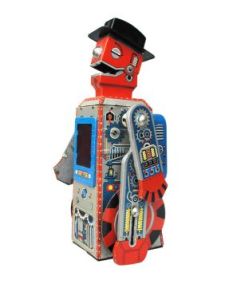#1 Battery operated toy robot.