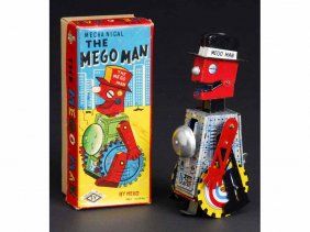 #2 - Battery operated toy robot with original box.